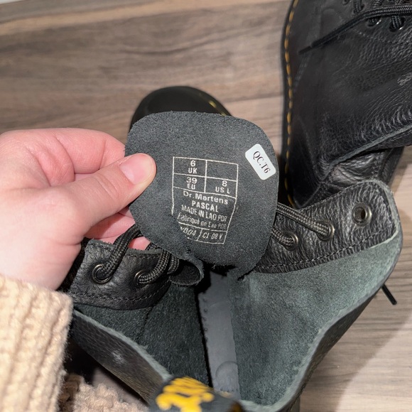 Dr. Martens Black Leather Boots - Picture 4 of 5